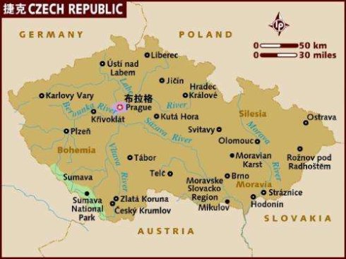 捷克地图